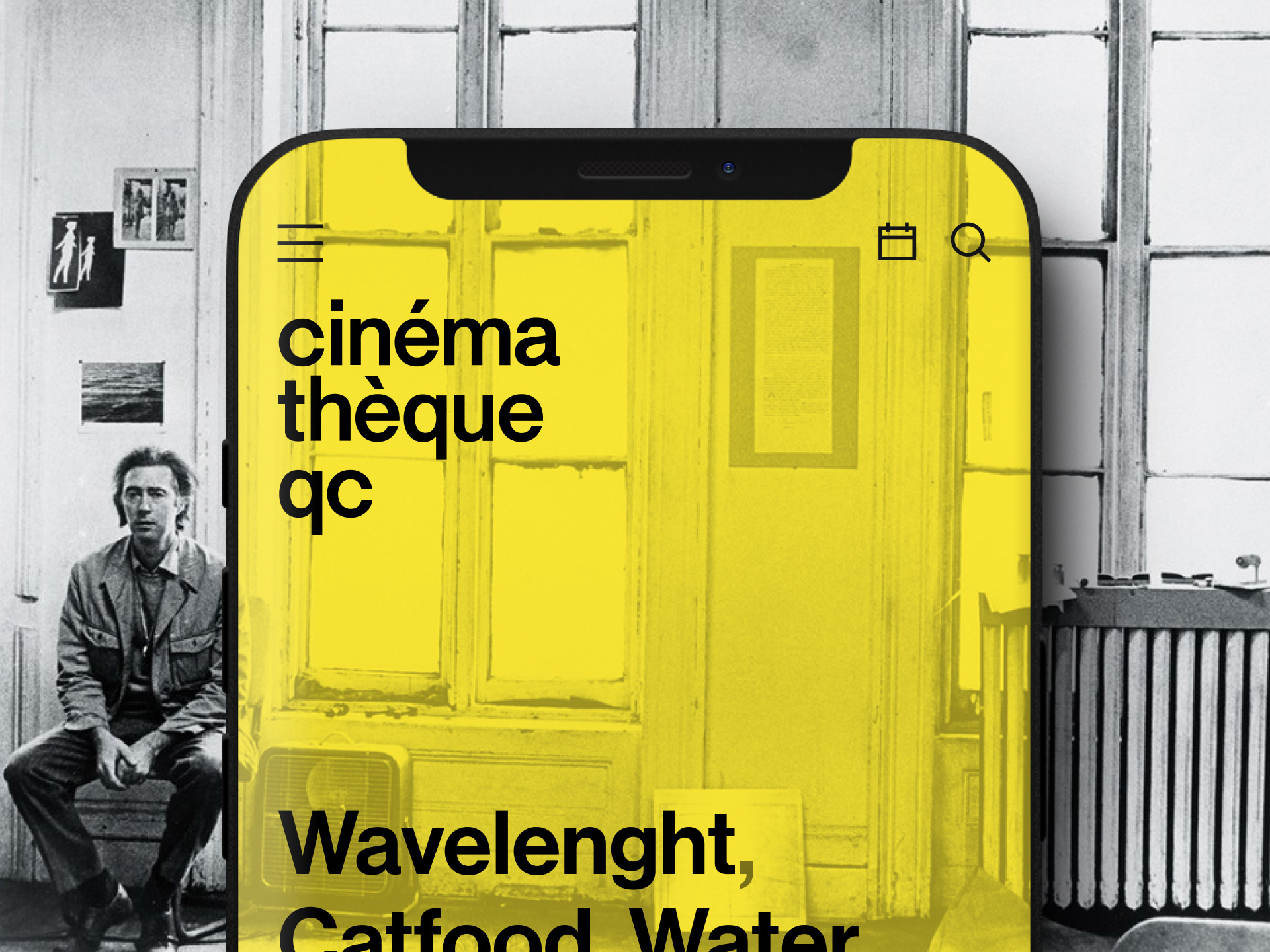 Mobile interface of the Cinémathèque québécoise's film page by Deux Huit Huit